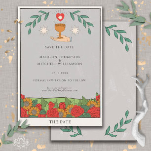 Save The Date Jeu de Tarot Vintage Divination Mariage Mystique