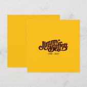 Save The Date jimmy buffett margarita (Devant / Derrière)