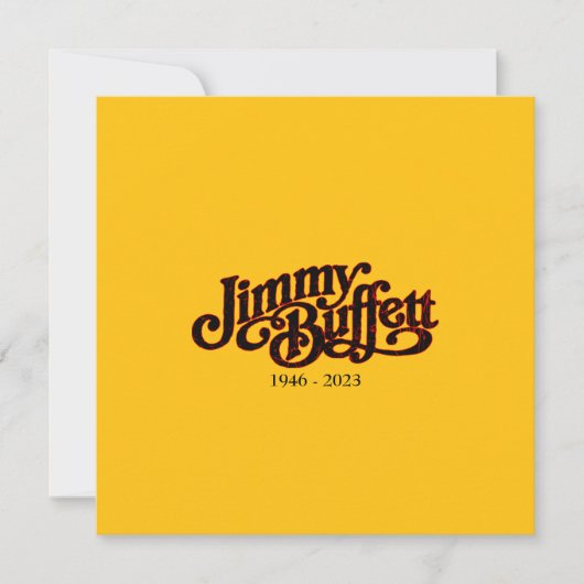 Save The Date jimmy buffett margarita (Devant)