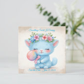 Save The Date Joli Chat Chaton (Debout devant)