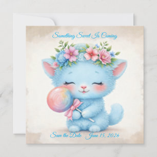 Save The Date Joli Chat Chaton