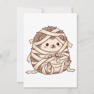 Save The Date Joli costume de mummy de hérisson pour Halloween I