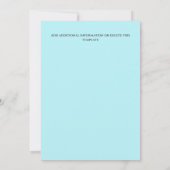 Save The Date Joli couple amoureux dessinant la typographie de l (Dos)