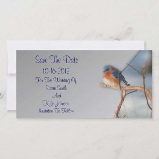 Save The Date Joli Mariage Bluebird (Devant)