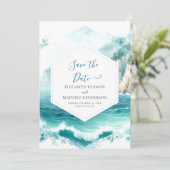 Save The Date Joli Mariage Nautique Modifiable (Debout devant)