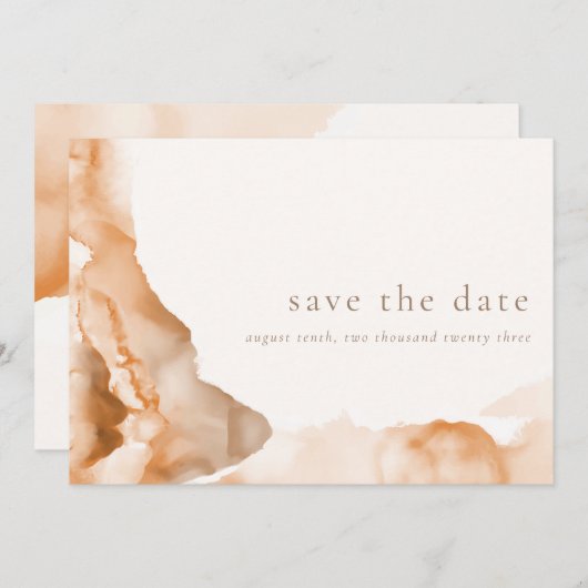 Save The Date Joshua Tree Bohemian Neutral Enregistrer la date (Devant / Derrière)