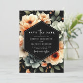 Save The Date Jouer Mariage de pêche minimal (Debout devant)