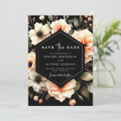 Save The Date Jouer Mariage de pêche moderne (Debout devant)