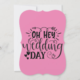 Save The Date Jour de mariage personnalisé Oh Hey