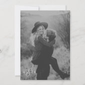 Save The Date Journal de mariage monogramme photo de mariage got (Dos)