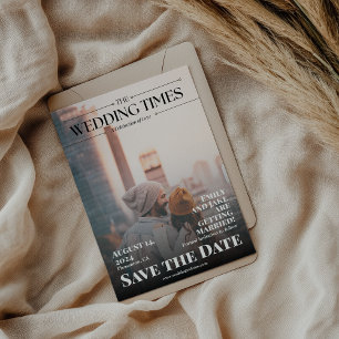 Save The Date Journal de mariage photo drôle magazine