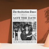 Save The Date Journal photo moderne Graduation enregistrer la da