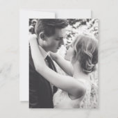 Save The Date Joyeuses Noces de Mariage et Après-Partenaires (Dos)