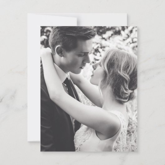 Save The Date Joyeuses Réjouissances d'Après-Mariage (Dos)