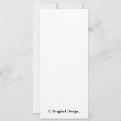 Save The Date Joyeux anniversaire joli fleurs violettes simples (Dos)