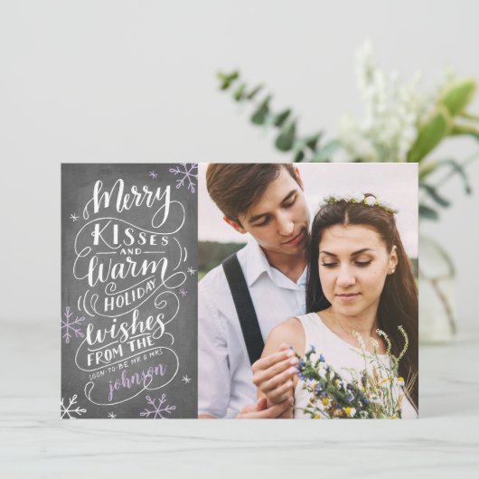 Save The Date Joyeux Baisers et Chaleureux Voeux M. Mme Sauvez L (Debout devant)