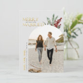 Save The Date Joyeux Et Bientôt Être Marié Noël Sauvez Le (Debout devant)