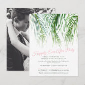 Save The Date Joyeux Mariage après la fête de mariage (Devant / Derrière)