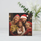 Save The Date Joyeux Noël (Debout devant)