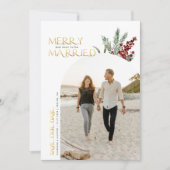 Save The Date Joyeux Noël et bientôt Mariés (Devant)
