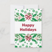 Save The Date Joyeux Noël Joyeux Joyeux Fêtes (Dos)