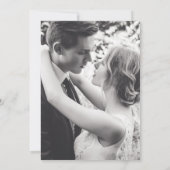 Save The Date Joyeux Palmier Après-Mariage (Dos)