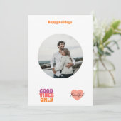 Save The Date Joyeux test de vacances (Debout devant)