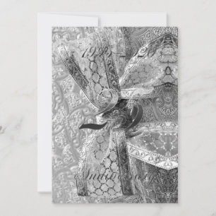 Save The Date Jubilé des 25 ans de mariage 2020 Chic Argent