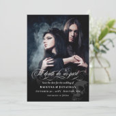 Save The Date Jusqu'à ce que la mort nous sépare du crâne Photo (Debout devant)