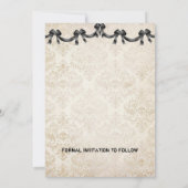 Save The Date Jusqu'à la mort faisons-nous partie de squelette M (Dos)