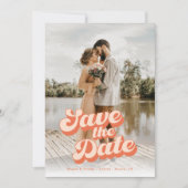 Save The Date Just Peachy Wedding Enregistrer la Date (Devant)
