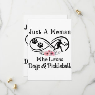 Save The Date juste une femme qui aime les chiens et le Pickleba