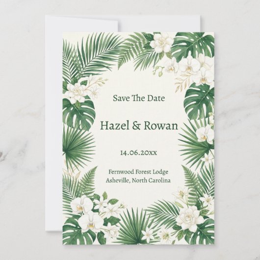 save the date kaart (Voorkant)