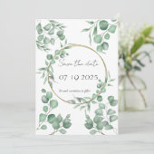 Save the date kaart (Staand voorkant)