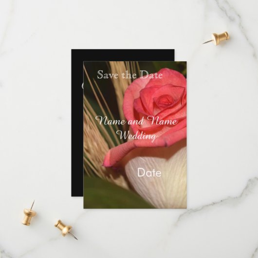 Save the date kaart (Voorkant / Achterkant in situ)