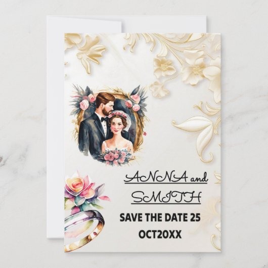Save the date kaart (Voorkant)