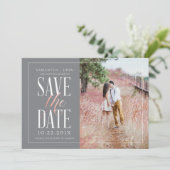 Save the date kaart (Staand voorkant)