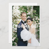 Save the date Kaarten geen Minimum Voor Feestdag (Voorkant / Achterkant)