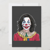 Save The Date Kamala Harris Éffrayant Halloween Clown Election 2 (Devant)