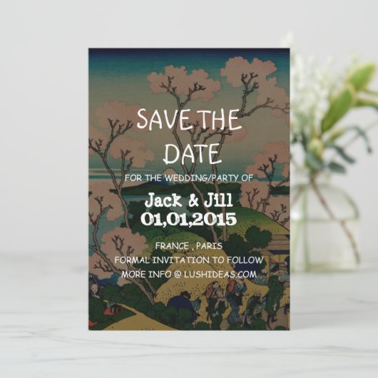 Save The Date Katsushika Hokusai (Debout devant)