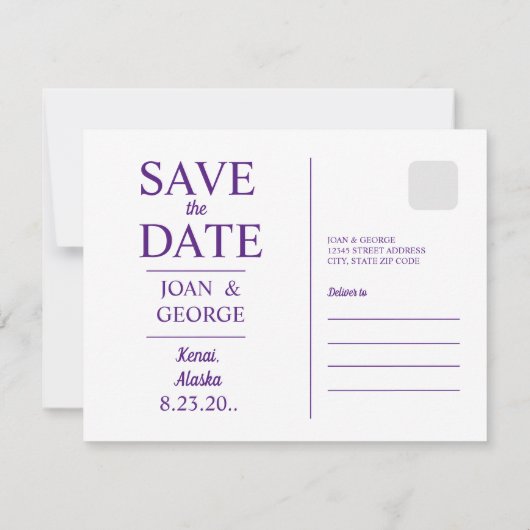 Save The Date Kenai, Alaska, (Dos)