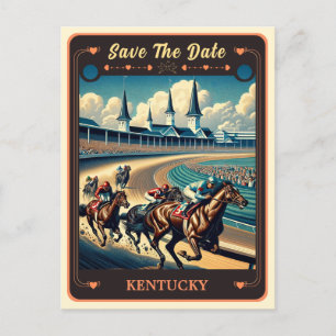 Save the date   Kentucky Invitation Briefkaart