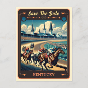 Save the date   Kentucky Invitation Briefkaart