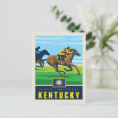 Save the date | Kentucky Uitnodiging Briefkaart (Staand voorkant)