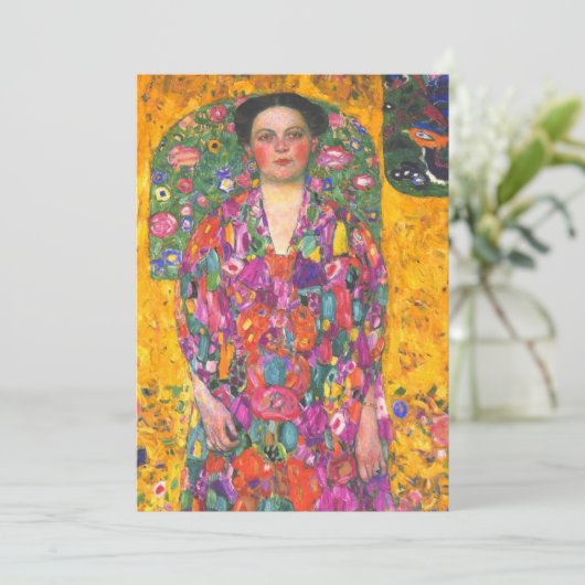 Save The Date Klimt Portrait d'Eugenia Primavesi (Debout devant)