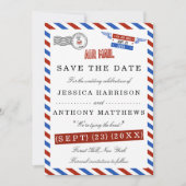 Save The Date La collection moderne de Mariages Airmail (Devant)