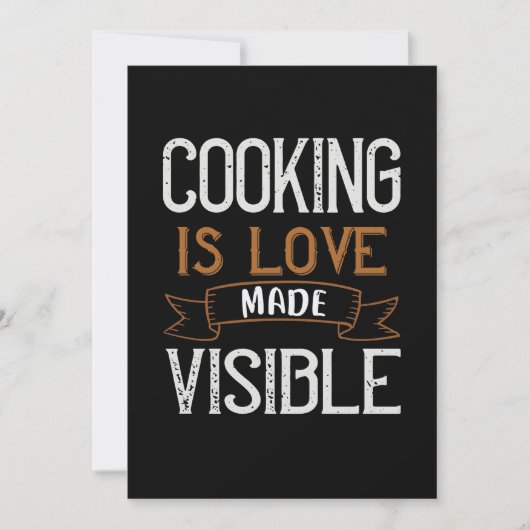 Save The Date La cuisine Est Amoureuse Et Visible (Devant)
