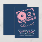 Save The Date La date de mariage à sauvegarder parfaite (Devant / Derrière)