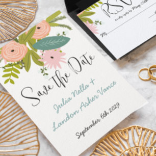 Save The Date La flore et la faune