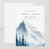 Save The Date La forêt (Devant / Derrière)